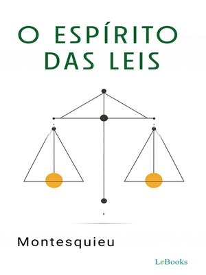 cover image of O Espíritos das Leis--Montesquieu